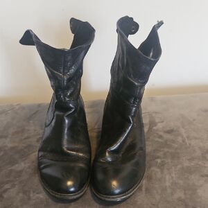 Timberland Black Leather Women's Ankle Boots...size 7...no box